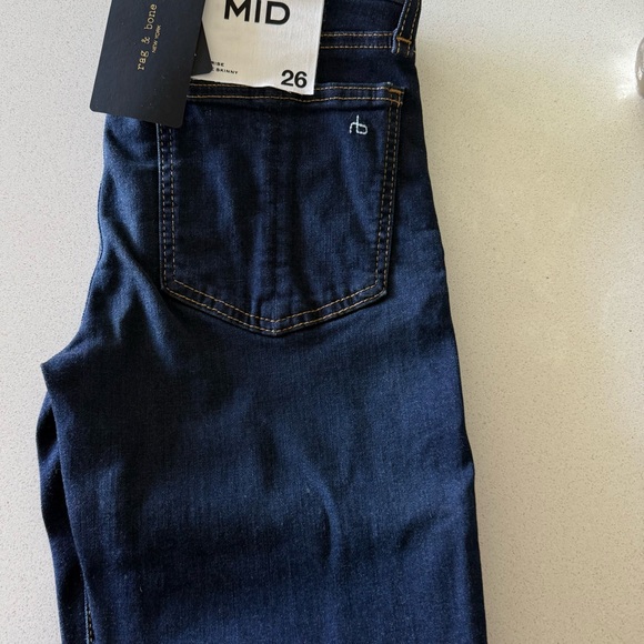 Rag & Bone Dark Blue Denim Jeans - Picture 9 of 10
